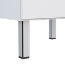 Ver imagem 5 de Gabinete Aço Pia 1,50 Gaia Flat Cozinha Preto Cozimax