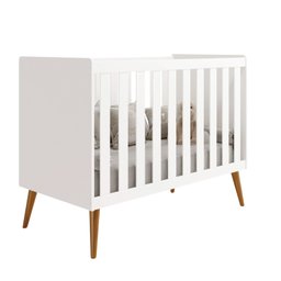 Berço Americano Mini Cama Branco Fosco Isis - 1