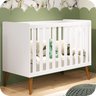 Berço Americano Mini Cama Branco Fosco Isis - 2