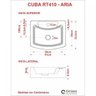 Kit Cuba Rt41 com Torneira Luxo 1195 Metal e Válvula Click 1 Polegada e Meia e Sifão Pvc e Flexível - 8