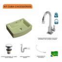 Ver imagem 3 de Kit Cuba Rt41 com Torneira Luxo 1195 Metal e Válvula Click 1 Polegada e Meia e Sifão Pvc e Flexível