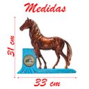 Ver imagem 2 de Porta Chaves Cavalo Crioulo Brasão 33cm