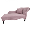 Ver imagem 2 de Recamier Divã Sofá Olivia Psicologia Consultório Suede Rosê - LM DECOR