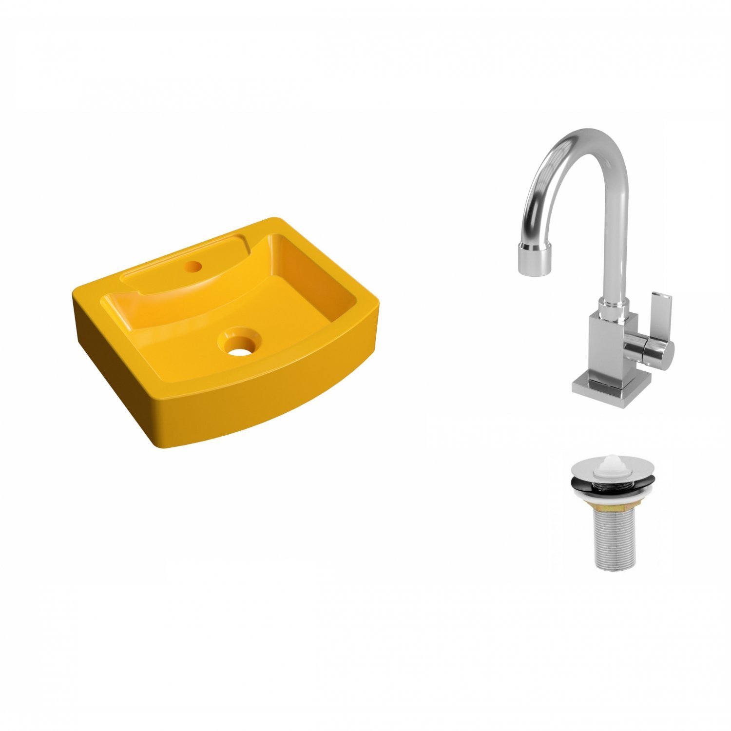 Kit Cuba Rt41 com Torneira Luxo 1195 e Válvula 1 Polegada Compace - 2