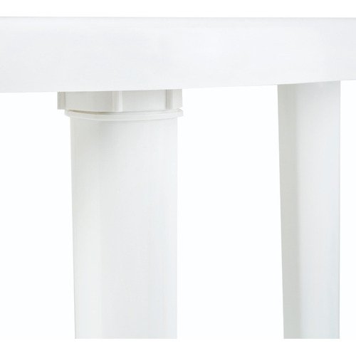 Mesa Plástica Redonda Desmontável 745x860x860mm Jsn Cor:branco - 6