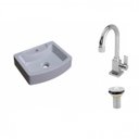 Ver imagem 2 de Kit Cuba Rt41 com Torneira Luxo 1195 e Válvula 1 Polegada Compace