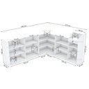 Ver imagem 7 de BALCÃO CAIXA LOJA 100% MDF M310.B (LOJA, COMÉRICO) MUNDI MOVEIS