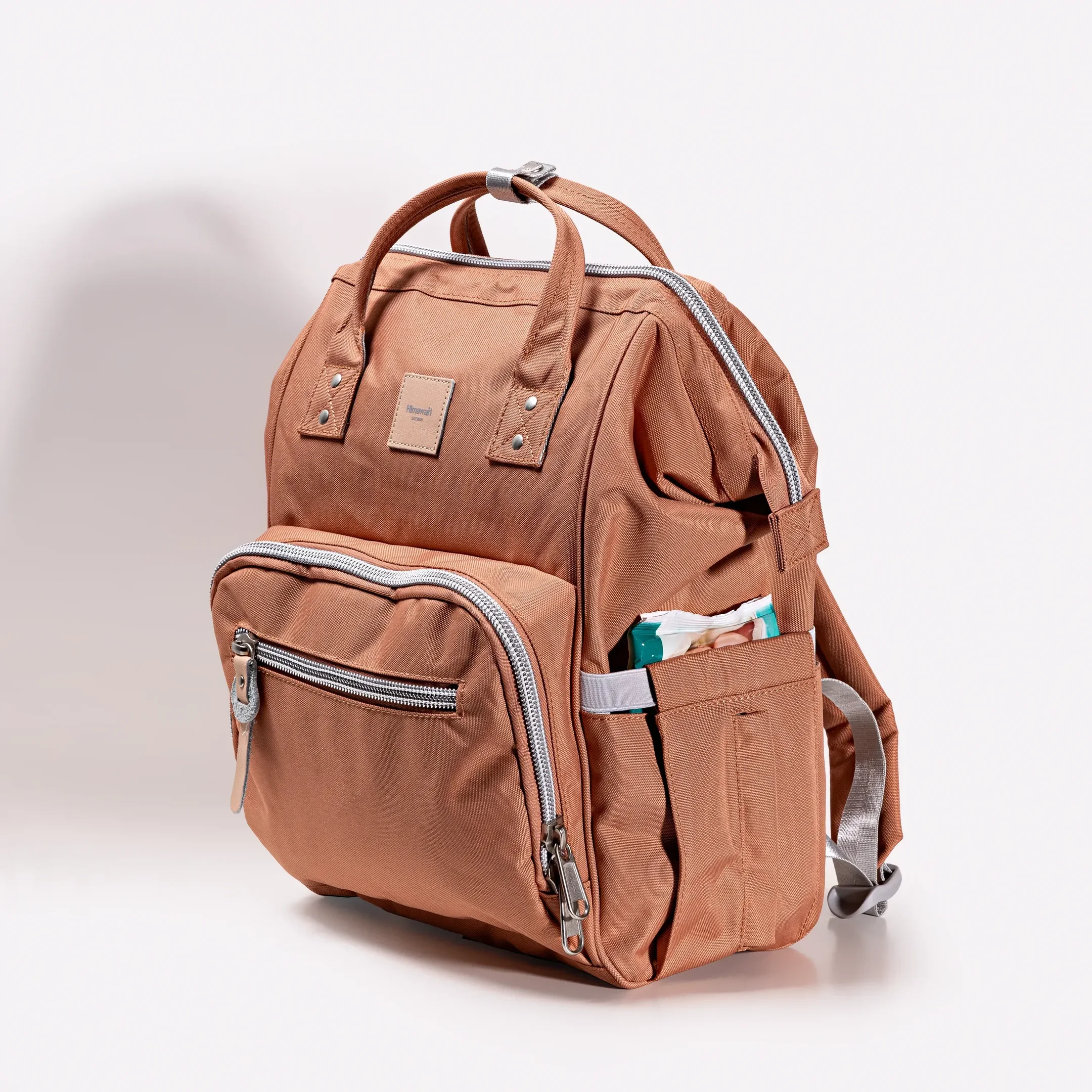 Bolsa Mochila Maternidade 2.0 | Premium | Salmão - 1