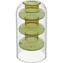 Ver imagem 1 de Vaso Decorativo Enfeite Casa Parede Dupla Home&co Borossilicato 15x8x8cm Âmbar
