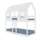 Ver imagem 2 de Beliche Montessoriano Casinha Encantada Madeira Maciça Branco | Housin