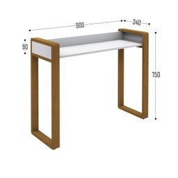 Aparador Sala Decoraçao Pes Madeira Maciça New Preto - 3