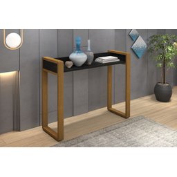 Aparador Sala Decoraçao Pes Madeira Maciça New Preto - 1