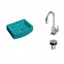 Ver imagem 2 de Kit Cuba Rt41 com Torneira Luxo 1195 e Válvula Click 1 Polegada B Compace