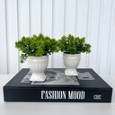 Ver imagem 4 de Decoração sala livro fake + dupla vaso branco taça athenas