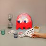 Luminária Abajur de mesa Grande Fantasminha Pac-Man Vermelho - 3