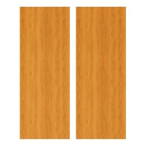 Kit 2 Folhas de Porta Madeira Lisa 210x80cm Espessura 3,5cm Valuchi