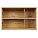 Ver imagem 2 de Armário Aéreo Cozinha 120 Cm Sauvignon 3 Portas 2 Prateleiras 100% Mdf Amêndoa - Rio Doce