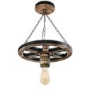 Ver imagem 3 de Kit Luminária Sítio Pergolado Área de Festa Cabana Chalé- Madeira Maciça Rústica Colonial