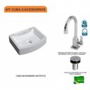 Ver imagem 3 de Kit Cuba Rt41 com Torneira Luxo 1195 e Válvula Click 1 Polegada B Compace