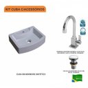 Ver imagem 3 de Kit Cuba Rt41 com Torneira Luxo 1195 e Válvula Click 1 Polegada G Compace