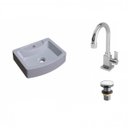 Ver imagem 2 de Kit Cuba Rt41 com Torneira Luxo 1195 e Válvula Click 1 Polegada G Compace