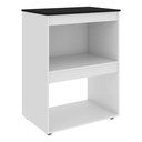 Ver imagem 3 de Balcão para Cooktop 4 ou 5 Bocas com Espaço para Forno e Microondas Ravena Branco