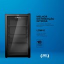 Ver mais imagens de Refrigerador Expositor Vertical 124L Eco Gelo Preto EEV120P 127V - EOS