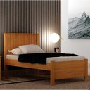 Ver imagem 2 de Cama de Solteiro para Quarto 0,90m Leifer Milano Cinamomo