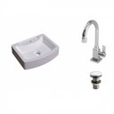 Ver imagem 2 de Kit Cuba Rt41 com Torneira Luxo 1195 e Válvula Click 1 Polegada e Meia Compace