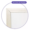 Lousa Quadro Escolar 25x35 Verde para Giz Moldura Madeira - 3