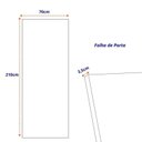 Ver imagem 3 de Kit 2 Folhas de Porta de Madeira Maciça 210x70cm Friso