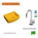Ver imagem 3 de Kit Cuba Rt41 com Torneira Luxo 1195 Metal 1/4 Volta Compace