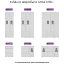 Ver imagem 7 de Berço Americano 3 em 1 com Colchão Incluso e Cômoda 2 Portas 4 Gavetas Doçura Multimóveis