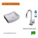 Ver imagem 3 de Kit Cuba Rt41 com Torneira Luxo 1195 Metal 1/4 Volta Compace