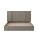 Ver imagem 3 de Cama Casal Flutuante 138cm com Cabeceira Romana Linho