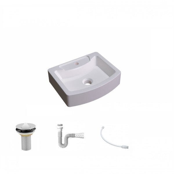 Kit Cuba RT41 com Válvula 1 Polegada e Sifão Pvc e Flexível Compace - 2