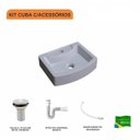 Ver imagem 3 de Kit Cuba Rt41 com Válvula 1 Polegada e Sifão Pvc e Flexível Compace