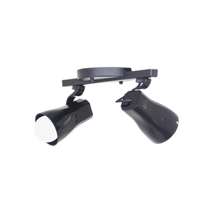 Spot Trilho Triplo Alpha 3 Sobrepor Direcionável E27 Preto