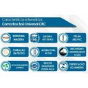 Ver imagem 3 de Cama Box Baú Solteiro Universal Rústico Brown (79x198x36) - Paropas