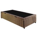 Ver imagem 2 de Cama Box Baú Solteiro Universal Rústico Brown (79x198x36) - Paropas