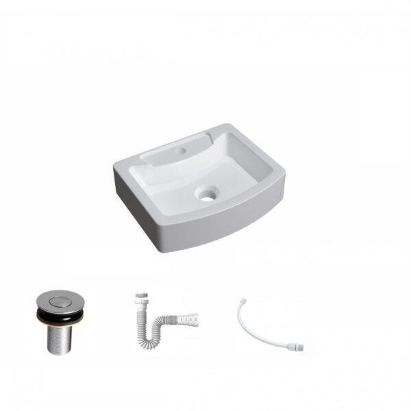 Kit Cuba RT41 com Válvula Click 1 Polegada B e Sifão Pvc e Flexível Compace - 2