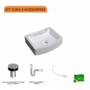 Ver imagem 3 de Kit Cuba Rt41 com Válvula Click 1 Polegada B e Sifão Pvc e Flexível Compace
