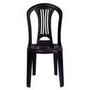 Ver imagem 2 de Kit 4 Cadeira Poltrona Bistro Jardim Varanda Cor Preta Mor