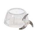 Ver imagem 3 de Mini Triturador Processador de Alimentos Manual 500 Ml Preto
