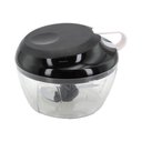 Ver imagem 1 de Mini Triturador Processador de Alimentos Manual 500 Ml Preto