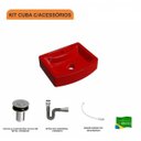 Ver imagem 3 de Kit Cuba Rt41 com Válvula Click 1 Polegada B e Sifão Cromado e Flexível Compace