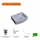 Ver imagem 3 de Kit Cuba Rt41 com Válvula Click 1 Polegada G e Sifão Pvc e Flexível Compace