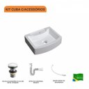 Ver imagem 3 de Kit Cuba Rt41 com Válvula Click 1 Polegada G e Sifão Pvc e Flexível Compace