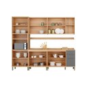 Ver imagem 4 de Cozinha Completa Sauvignon 7 Peças (2aéreos+2balcões+1torrequente+2complementos) C7p93 Amendoa/