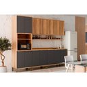 Ver imagem 1 de Cozinha Completa Sauvignon 7 Peças (2aéreos+2balcões+1torrequente+2complementos) C7p93 Amendoa/